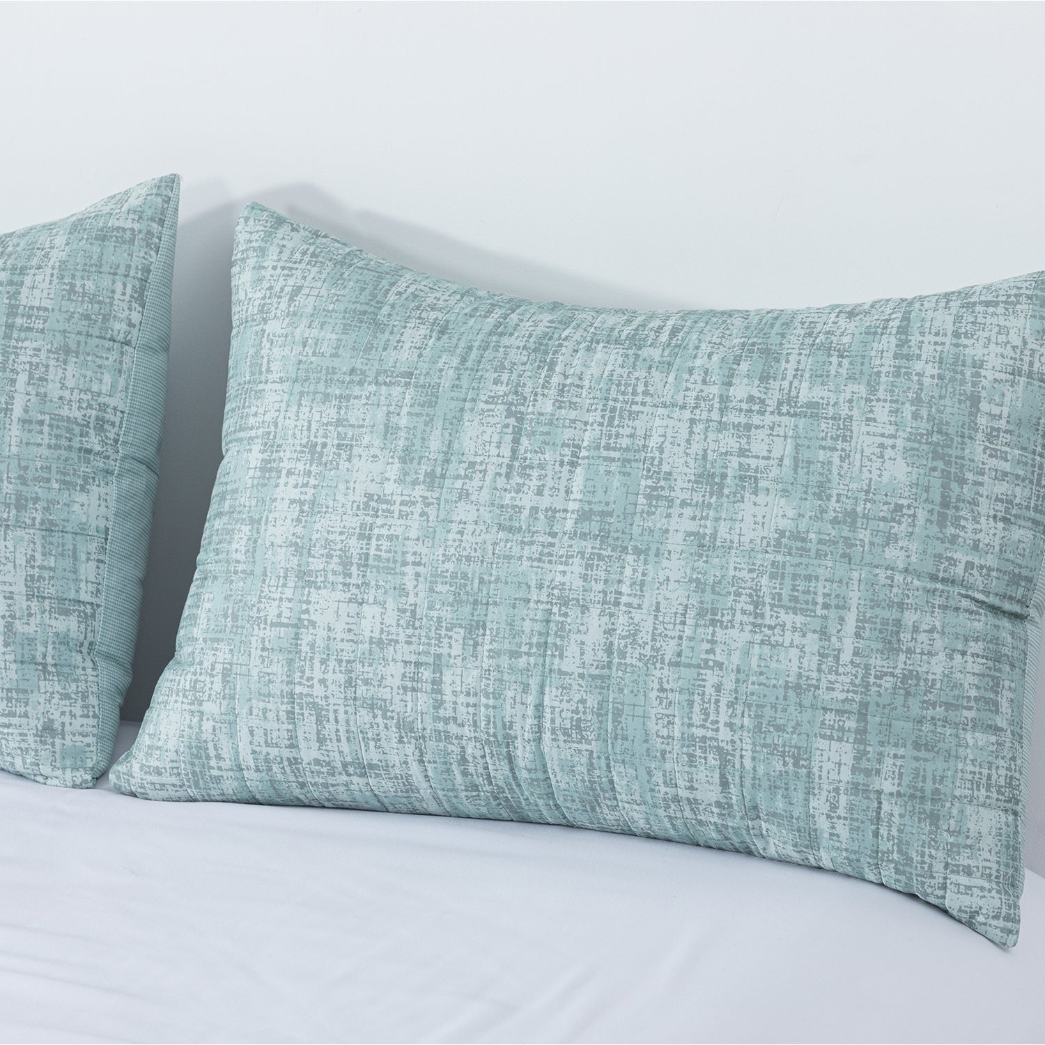 Quilt Reversible Textura 2P Verde DIB