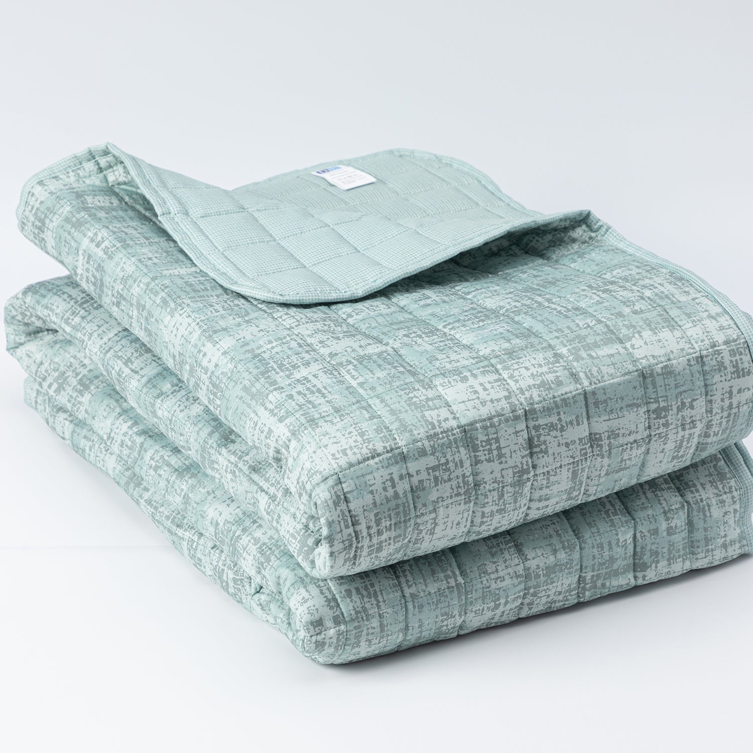 Quilt Reversible Textura King Verde DIB