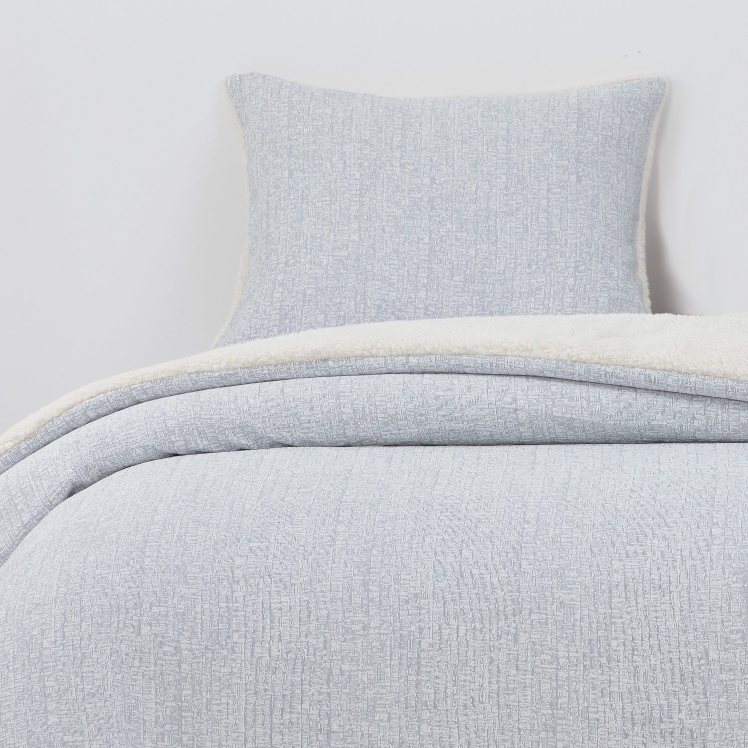 Quilt Reversible Sherpa 1.5 Plaza Gris DIB