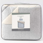 Quilt Reversible Sherpa 1.5 Plaza Gris DIB