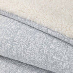 Quilt Reversible Sherpa 1.5 Plaza Gris DIB