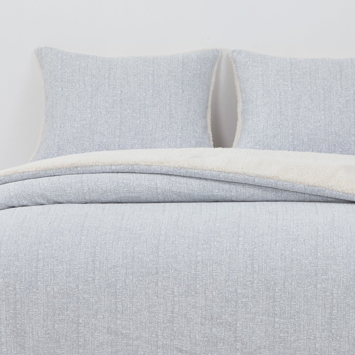 Quilt  Reversible Sherpa 2 Plazas Gris DIB