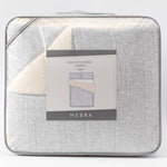 Quilt  Reversible Sherpa 2 Plazas Gris DIB