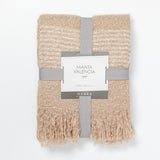 Manta Valencia 125X150 Beige Hebra