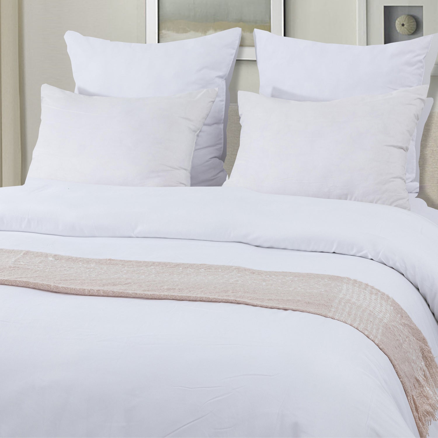 Manta Valencia 125X150 Beige Hebra