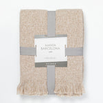 Manta Barcelona 125X150 Beige Hebra