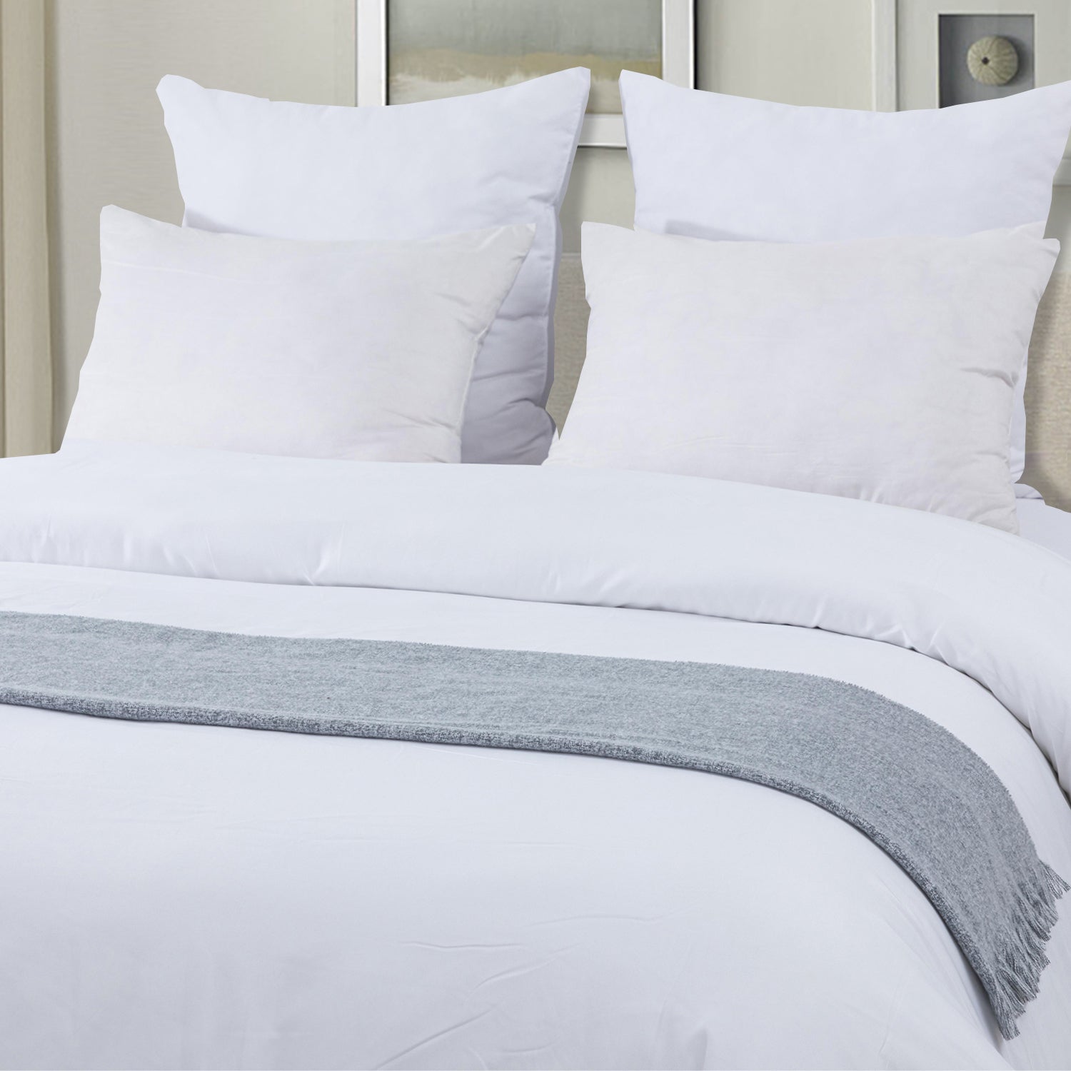 Manta Barcelona 125X150 Gris Hebra