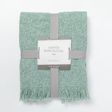 Manta Barcelona 125X150 Menta Hebra