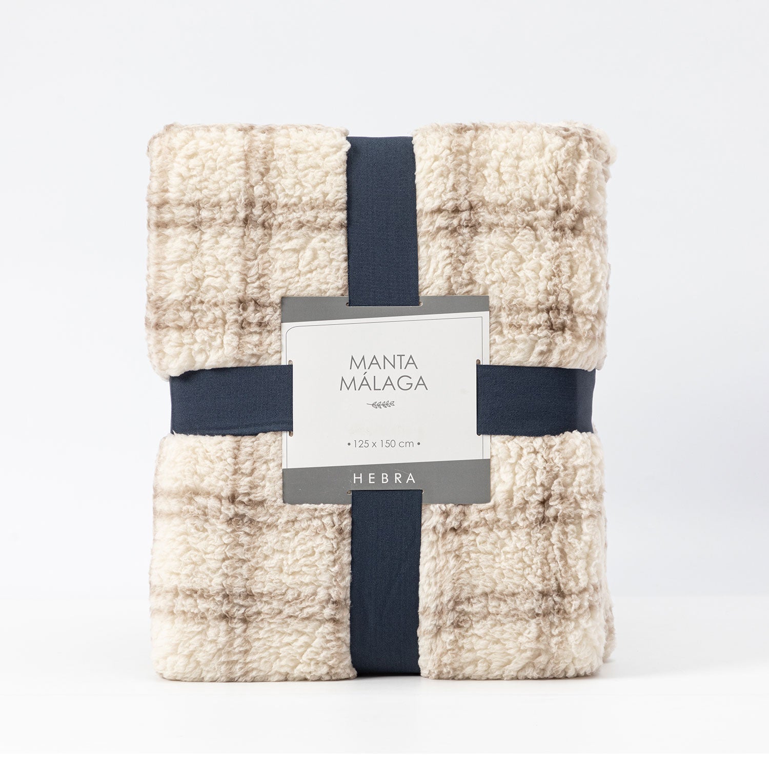 Manta Sherpa 125X150 Malaga Café/Crudo DIB