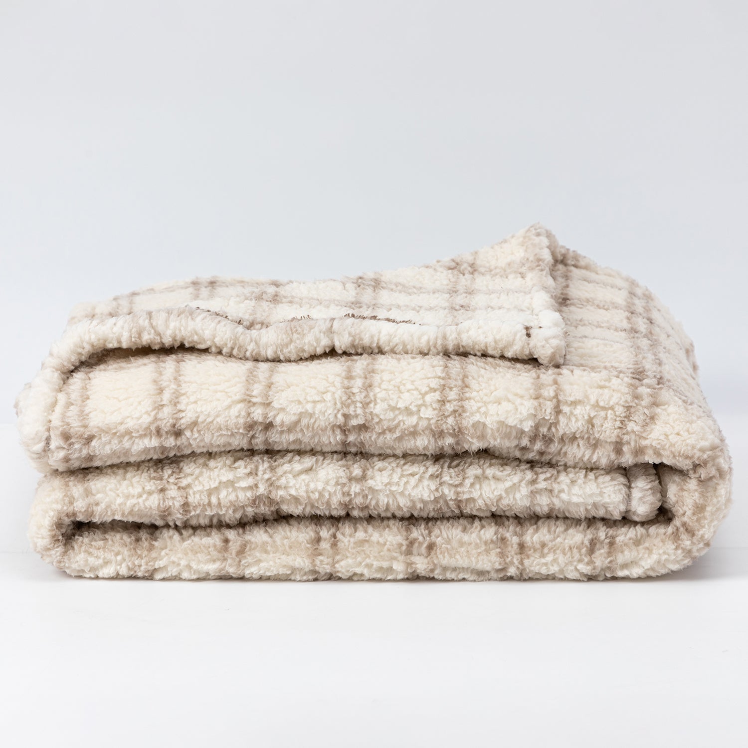 Manta Sherpa 125X150 Malaga Café/Crudo DIB