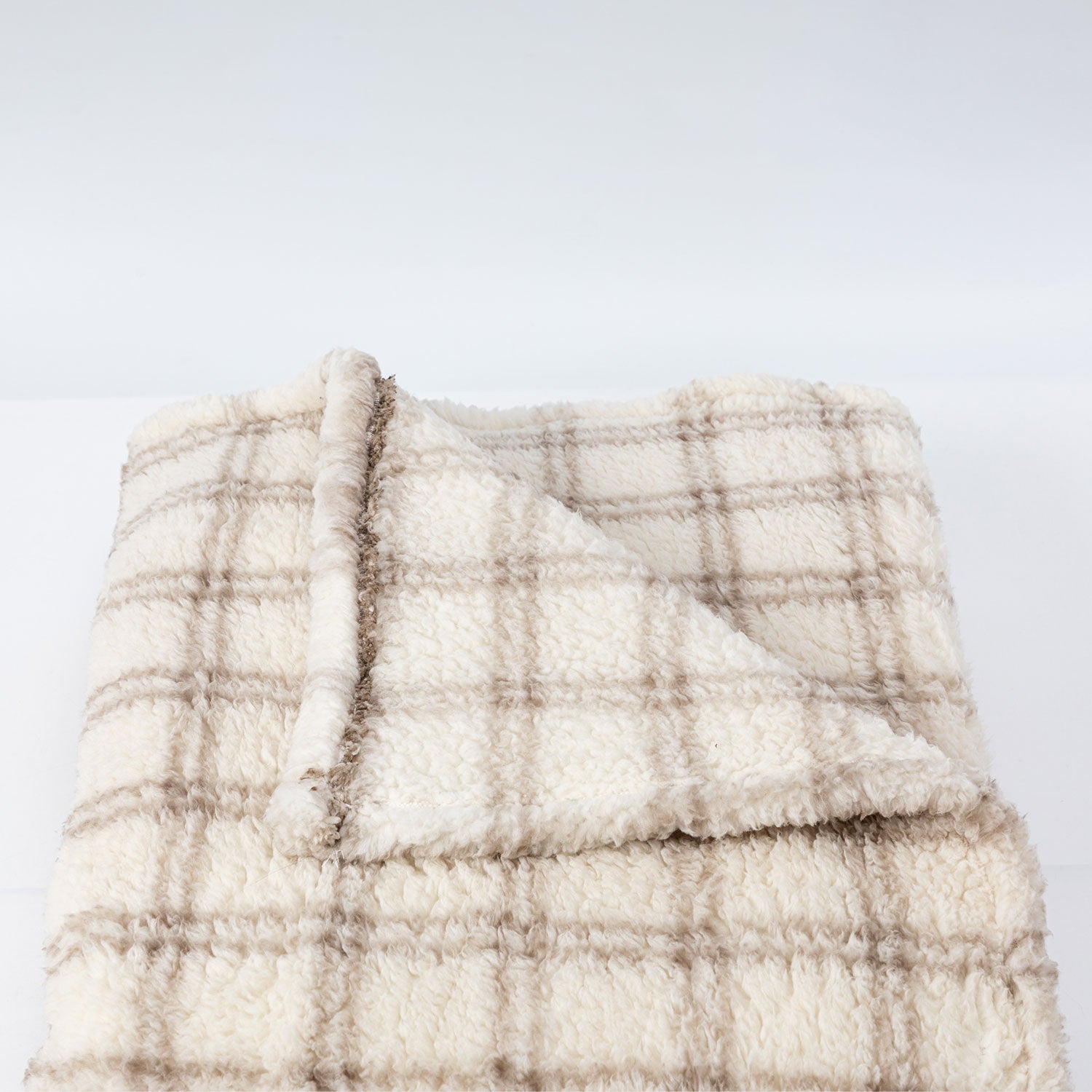 Manta Sherpa 125X150 Malaga Café/Crudo DIB