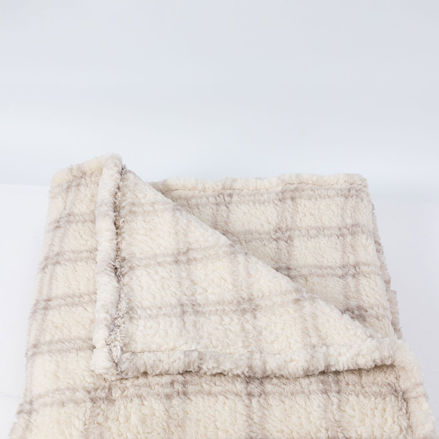 Manta Sherpa 125X150 Malaga Gris/Crudo DIB