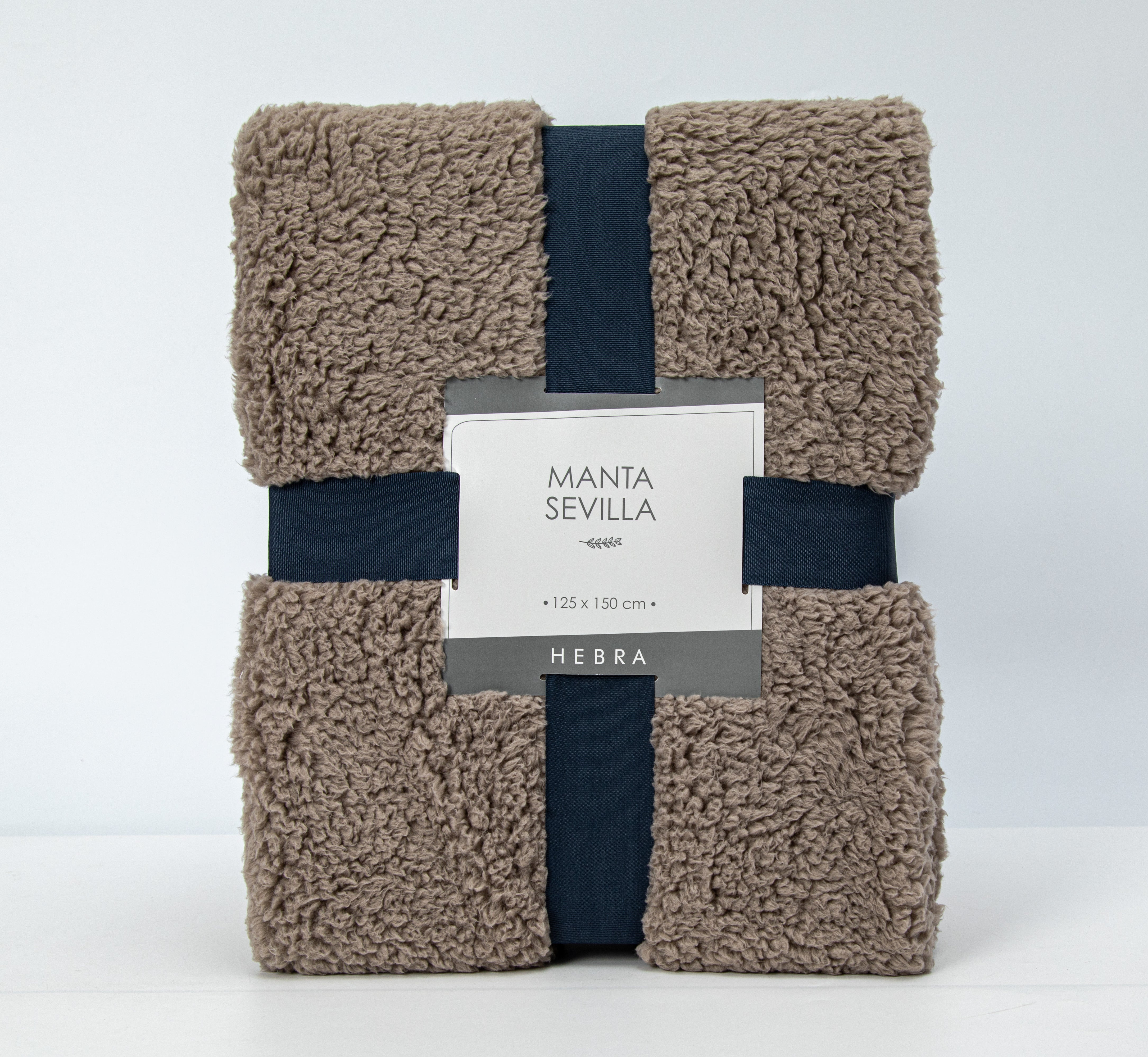 Manta Sherpa 125X150 Sevilla Gris DIB