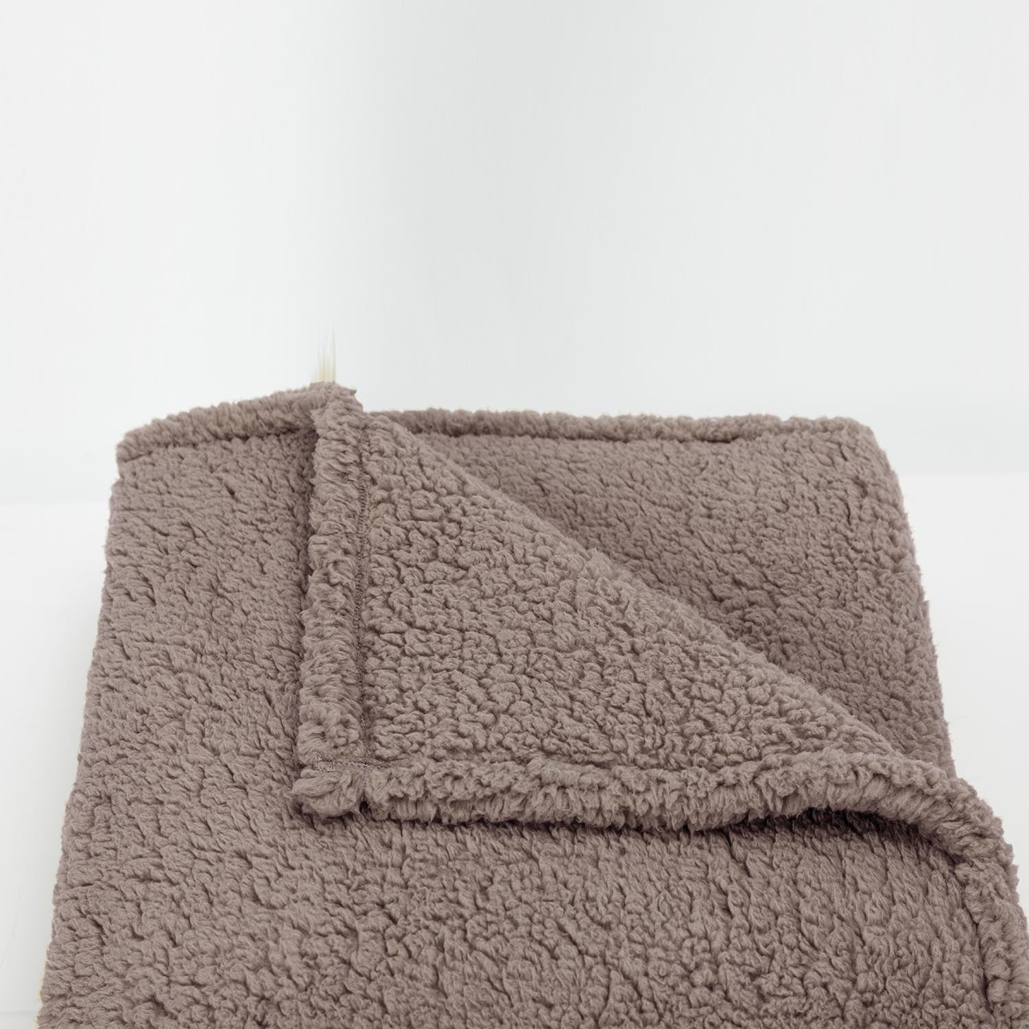 Manta Sherpa 125X150 Sevilla Gris DIB