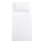 Juego Sabana Broderie Vittoria 1.5P 185X270 Blanco DIB