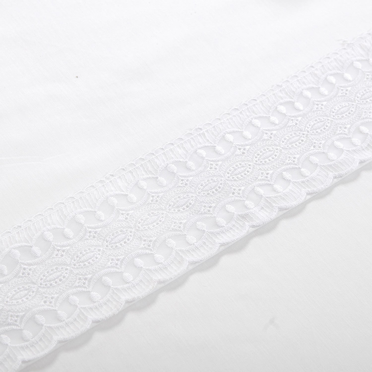 Juego Sabana Broderie Vittoria 1.5P 185X270 Blanco DIB