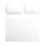 Juego Sabana Broderie Pamplona 2P 240X270 Blanco DIB