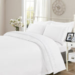 Juego Sabana Broderie Alicante Super King 290X270 Blanco DIB