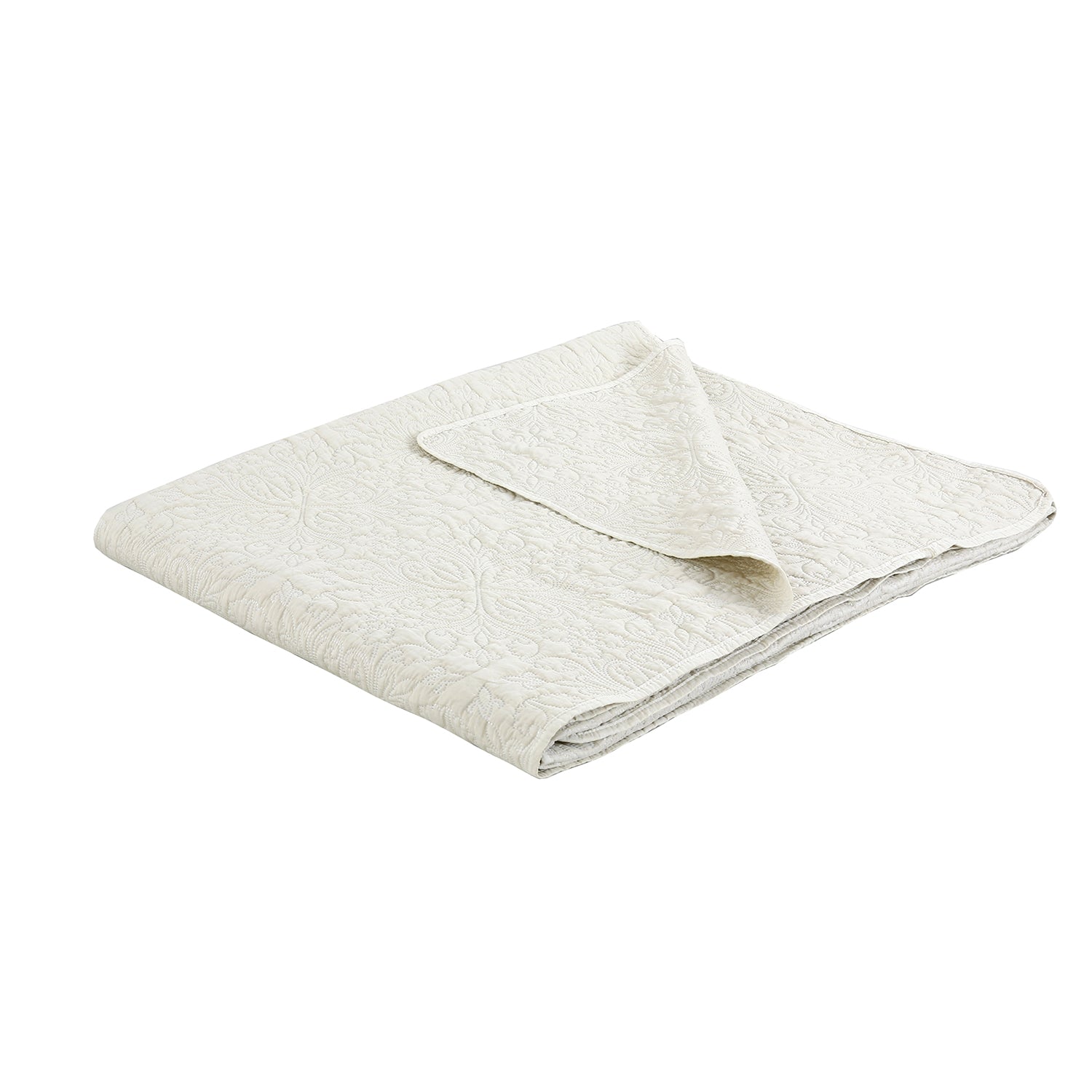 Quilt Hebra Floral 180X240 Natural DIB