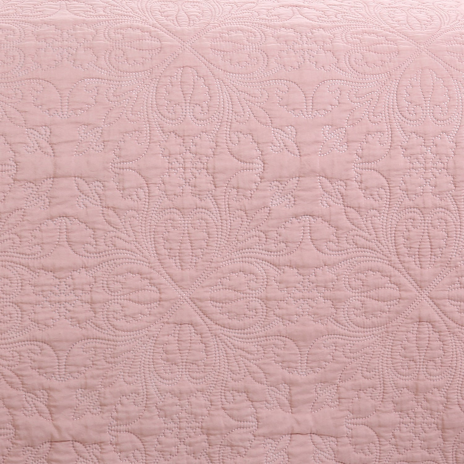 Quilt Hebra Floral King Rosa DIB