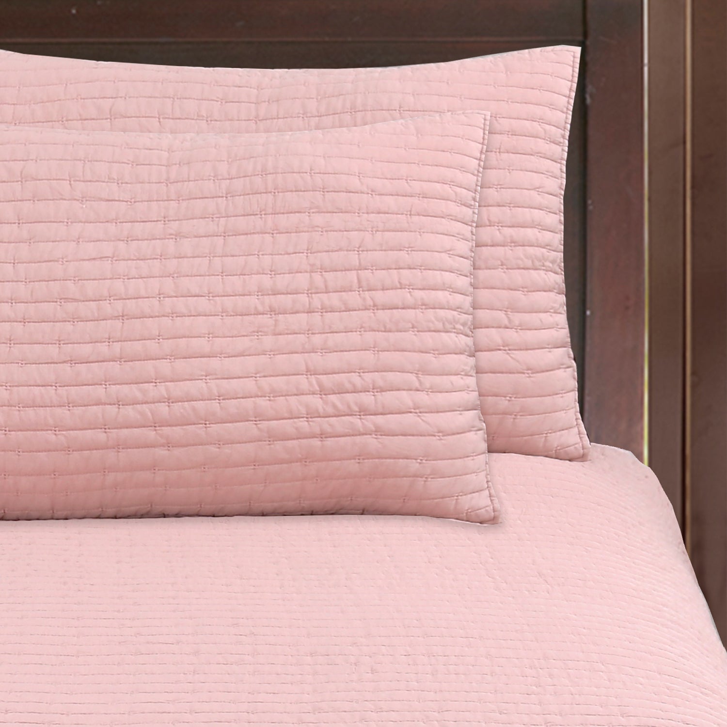 Quilt Patchwork Formas King Rosa DIB