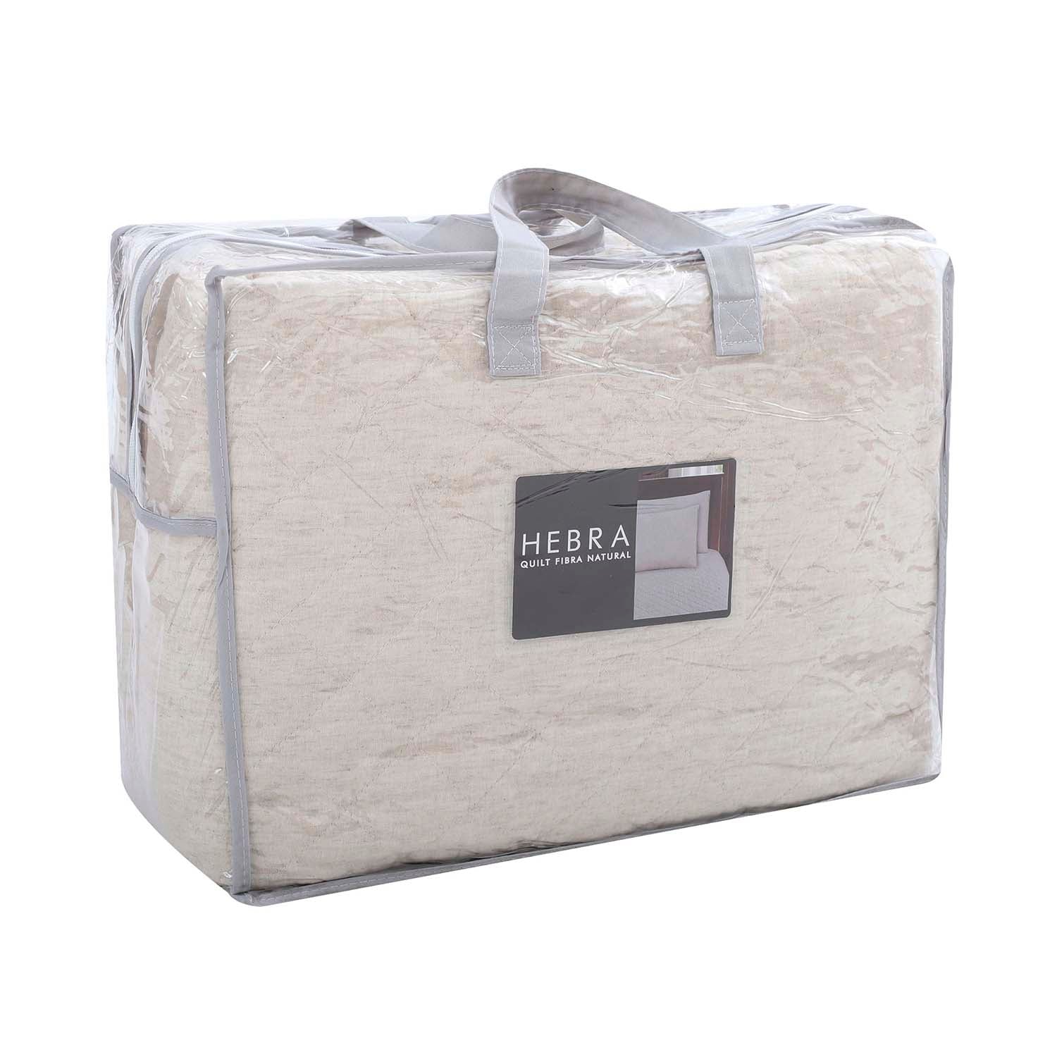 Quilt Fibra Natural 2P Natural DIB