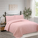 Quilt Hebra Geometric 2P Rosa DIB