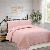 Quilt Hebra Geometric 2P Rosa DIB