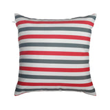 Cojin Deco Lineas 43X43 Rojo