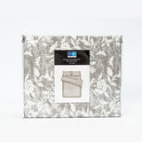 Pack 2 Sabanas Estampadas 2P Flores- Gris