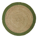 Alfombra Yute Red. Cancun 150X150 Verde