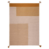 Alfombra Handwoven Wool Style 190X290 Gris/Amarillo