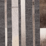 Alfombra Leather Design 190X290 Gris