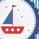 Alfombra Nautic 80X120 Azul 200