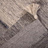 Alfombra Handwoven Wool Lines 160X230 Gris