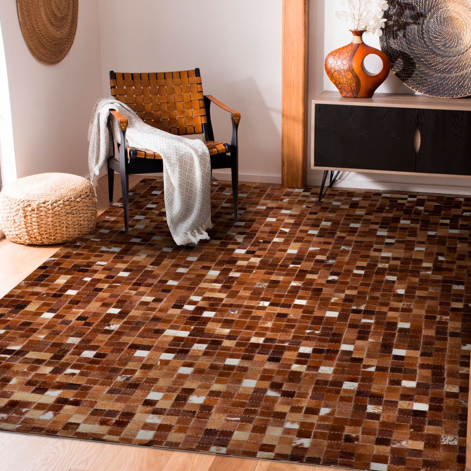 Alfombra Cuero Fashion 160X230 Mini Matador T DIB