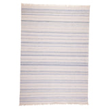 Alfombra Dhurrie Premium Lineas 190X290 Azul