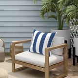 Cojin Deco Franjas 43X43 Azul