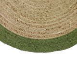 Alfombra Yute Red. Cancun 150X150 Verde