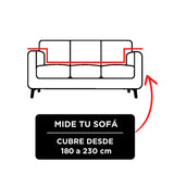 Funda Sofá 3 Cuerpos Pirgos Crema
