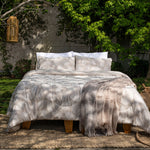 Plumon Jacquard Aplicación 2P Hojas B Hebra