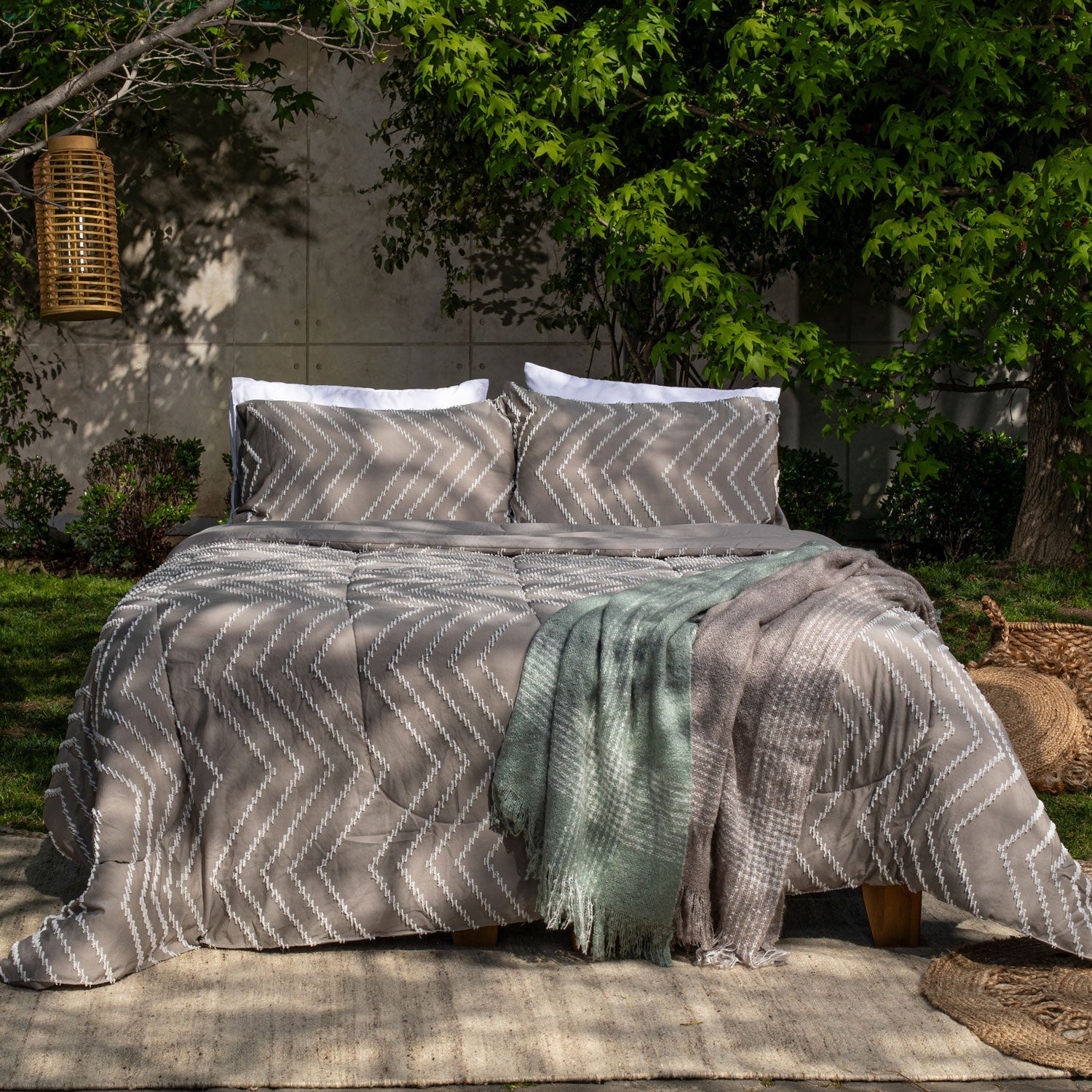 Plumon Jacquard Aplicación King Zigzag G Hebra