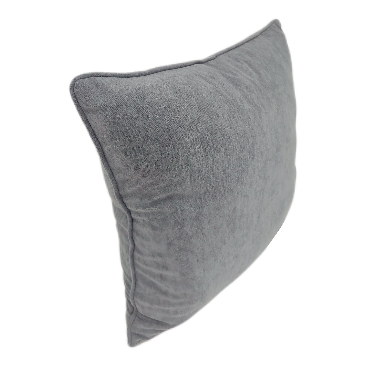 Cojin Terciopelo Gris 45X45 DIB