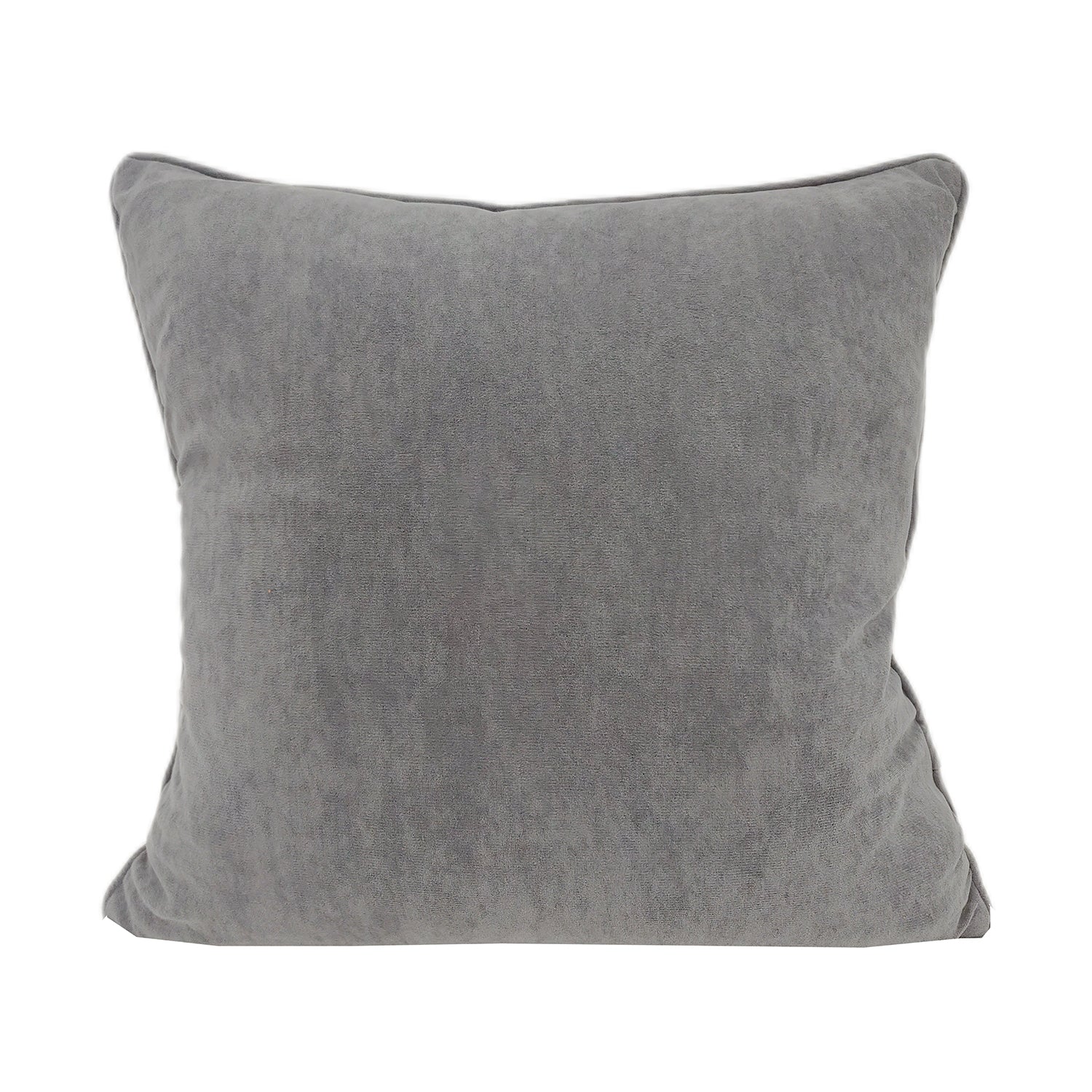 Cojin Terciopelo Gris 45X45 DIB
