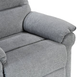 Berger Reclinable 1  Cuerpo Seúl Gris Claro