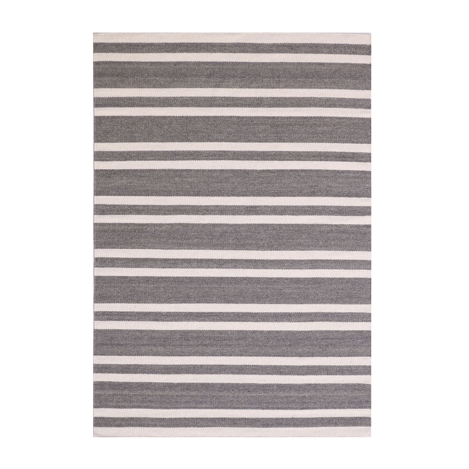Alfombra Dhurrie Nature 160X230 3240 Grey White