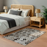 Alfombra Leather Patch Design 60X120 124 Gre Mix