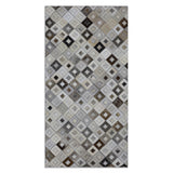 Alfombra Leather Patch Design 60X120 124 Gre Mix
