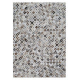 Alfombra Leather Patch Design 190X290 124 Gre Mix