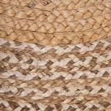 Alfombra Yute Braided BRC-198 B Beige Natural 150X150